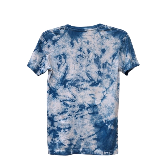 Unique Hand-Sewn and Reworked Point Pleasant Santa Cruz Tie Dye Tee - Picture 3 of 4